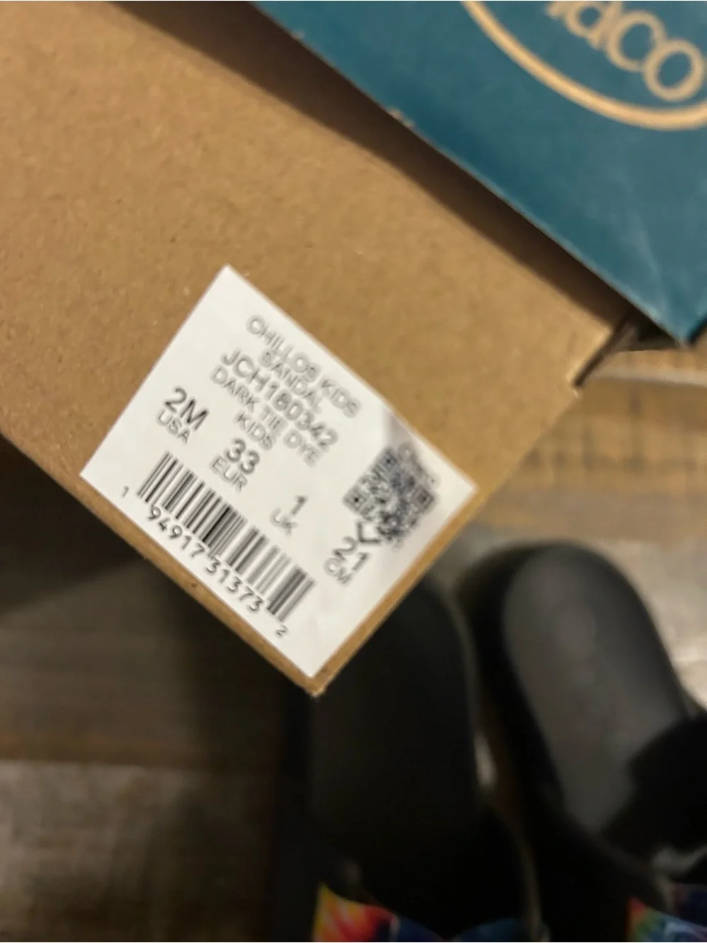 Chaco Rainbow Strap Slide Sandals - Black Footbed